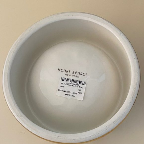 NWT Henri Bendel Pet Dog Bowls Set of 2 but will sell individually. - Picture 8 of 9